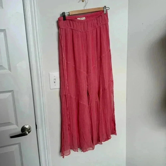 Anthropologie wide leg Fairycore pants XS flowy - Picture 2 of 8
